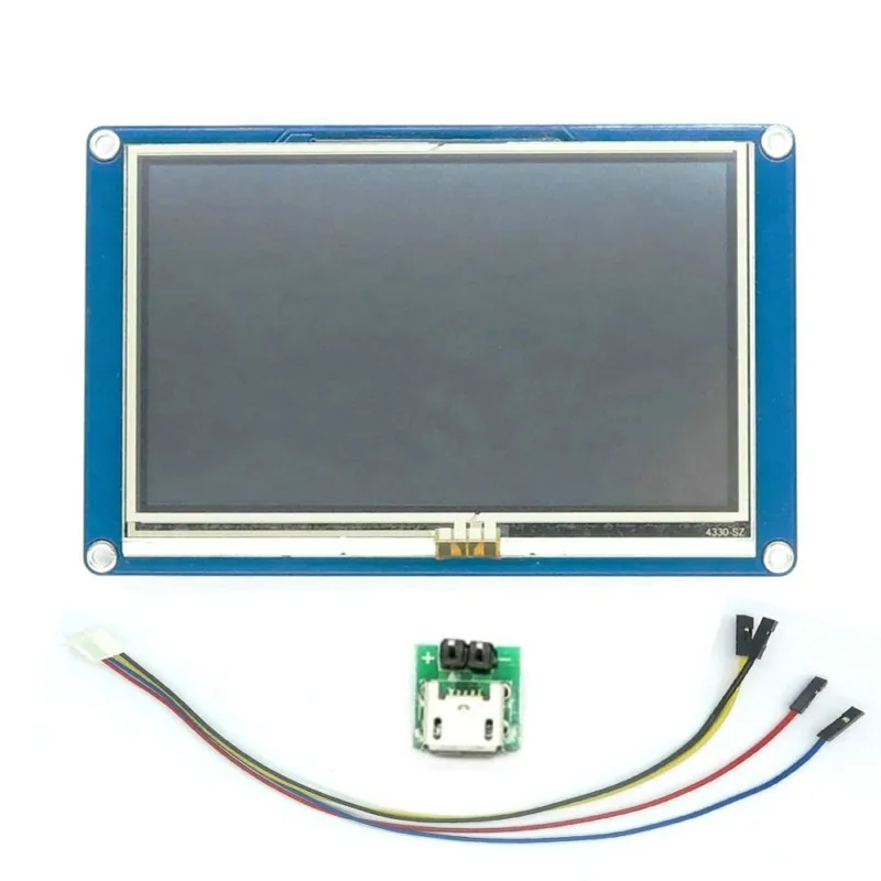 Nextion 4,3 дюймов ичм TFT ЖК Дисплей Модуль Сенсорного Экрана USART UART 4," резистивный сенсорный экран для Raspberry Pi 3 Arduino наборы