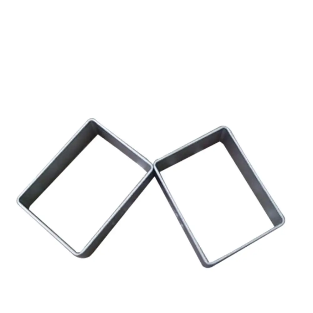 Прямоугольная металлическая форма для выпечки печенья помадки кухонная