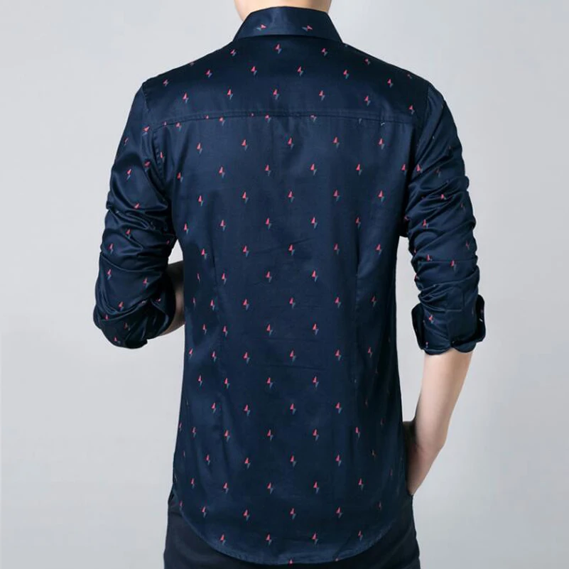 С длинным рукавом Для мужчин рубашка хлопок Повседневное S Бизнес социальных