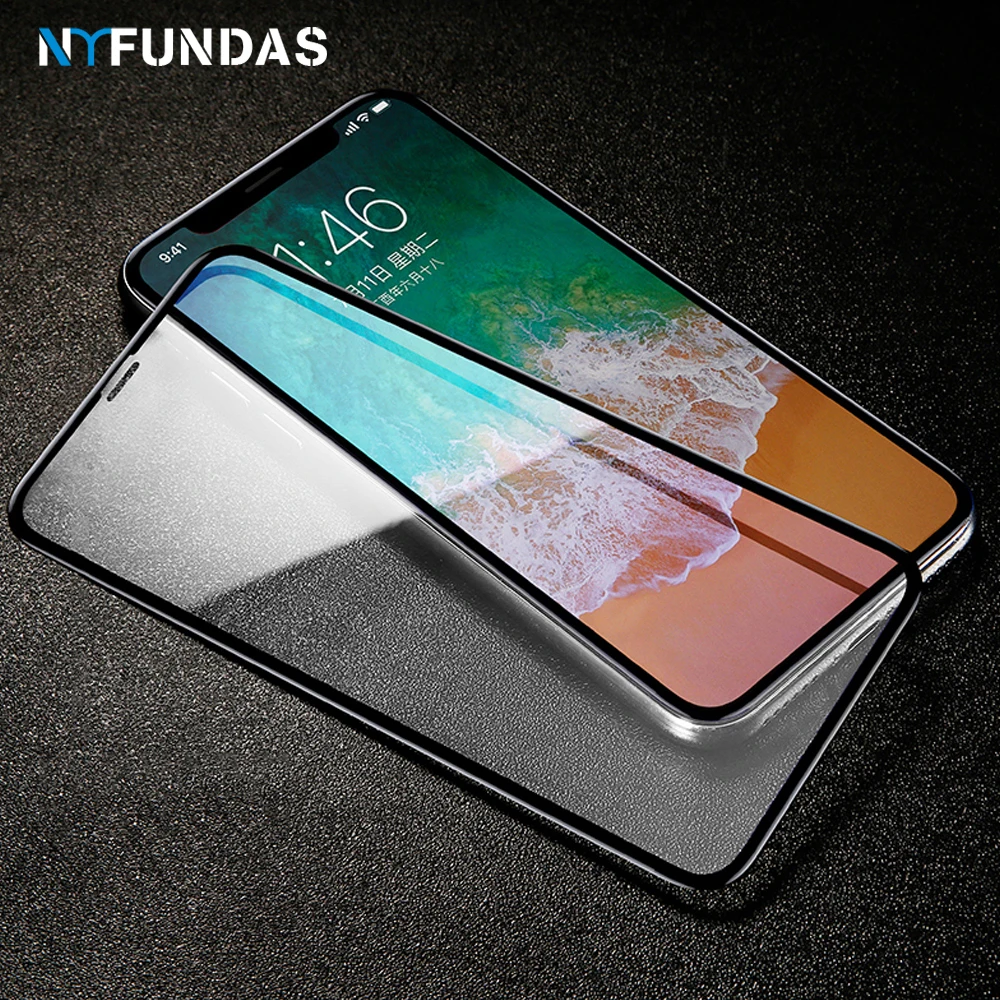 Защитные Чехлы NYFundas из фольги для Apple iPhone Xs X 8 7 Plus закаленное стекло защиты