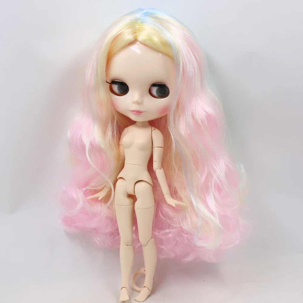 Ледяной DBS Blyth кукольные нет. BL1017/136/288/6005 розовый микс бело-голубое и золотистыми