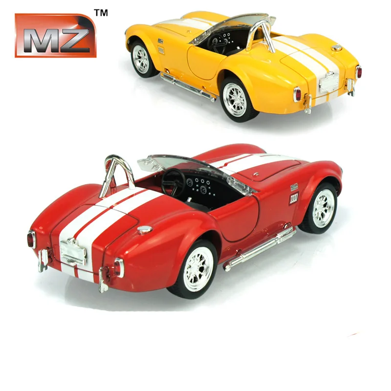 MZ 1:32 Ford Shelby Cobra 427 классический спортивный автомобиль с отступить дверь можно