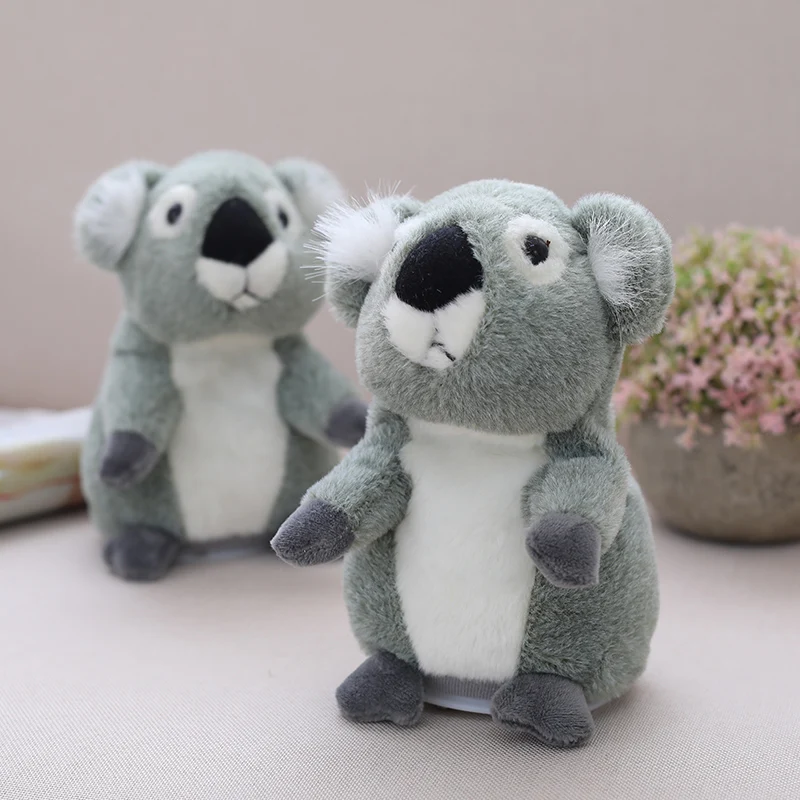 New Arrive 18CM Talking Koala Pet Plush Toys Repeat What You Say Educational Toy Hamster Doll For Children Gift