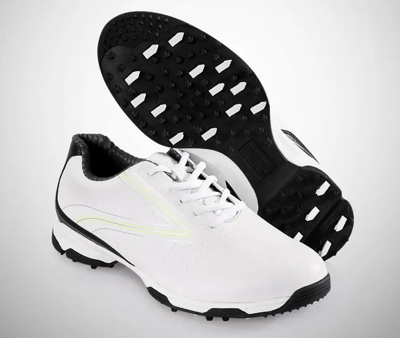 Мужская обувь для гольфа водонепроницаемая дышащая лакированная дизайнерская