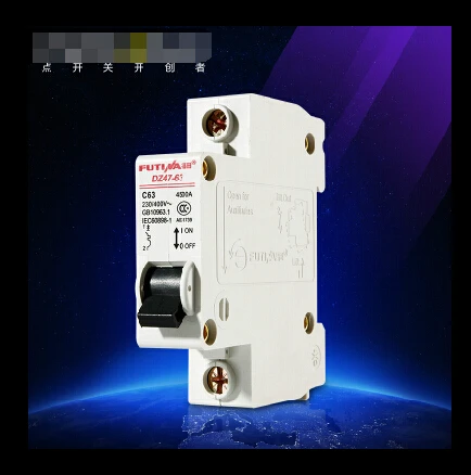 

1P Circuit Breakers 230V 63A 76*60*18MM 12Years Warranty