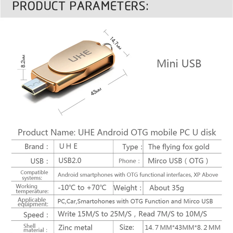 Usb флеш накопитель OTG usb 2 0 16 32 Гб|USB флэш-накопители| |