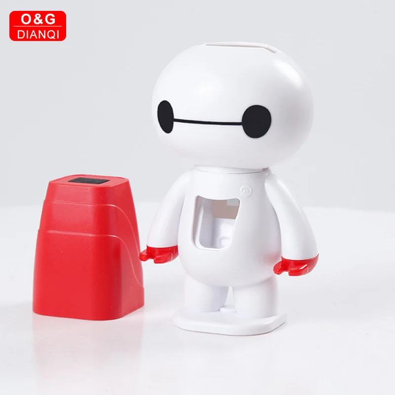 1 Набор Baymax держатель зубной щетки всасывающий мультфильм зубная паста