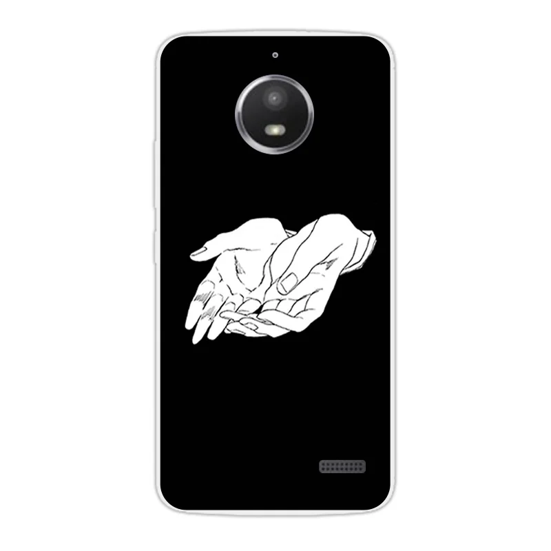 Модные чехлы для телефонов с рыбками 5," для Moto E 4 XT1766 XT1763 задняя крышка мягкий Tpu Fundas Прозрачный Силикон DIY для Motorola Moto e4