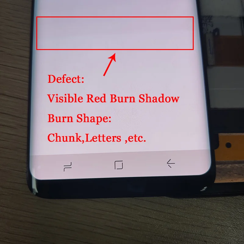 ЖК дисплей для Samsung S8 G950 G950U G950F Plus G955 G955F жидкокристаллический Burn Shadow + цифровой