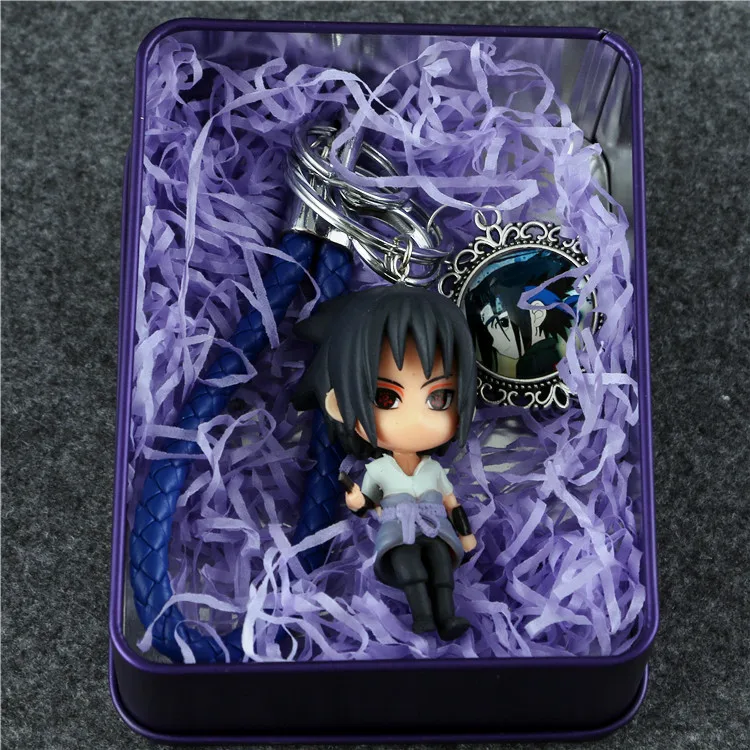 Аниме Наруто Какаши Сакура Брелок с фигуркой сасуке Коллекционная модель