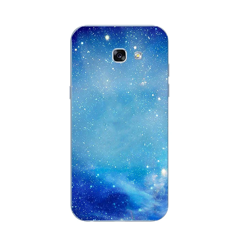 9174 16 Для samsung Galaxy A7 TPU чехол для телефона для A320 A520 A720 оболочка прозрачная для A3 A5() Задняя крышка блестящая Звезда узор - Цвет: 9174 16