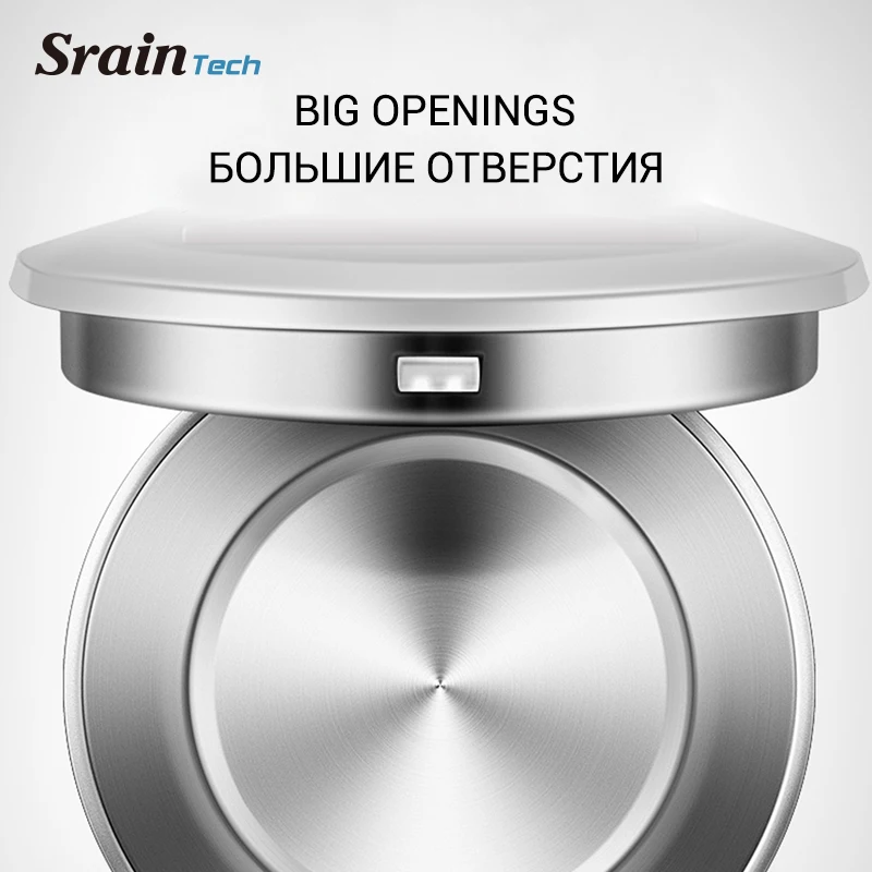 SrainTech 1500 Вт Электрический чайник из нержавеющей стали с красивым дизайном 304 л #
