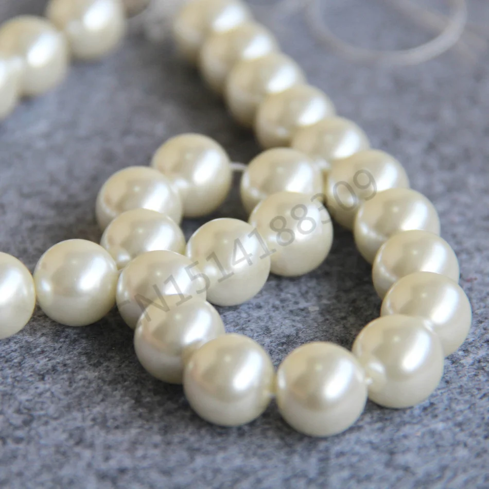 Бусины из жемчуга и ракушки для ожерелья браслета 14 мм|pearl beads|wholesale pearl beadsbead wholesale |