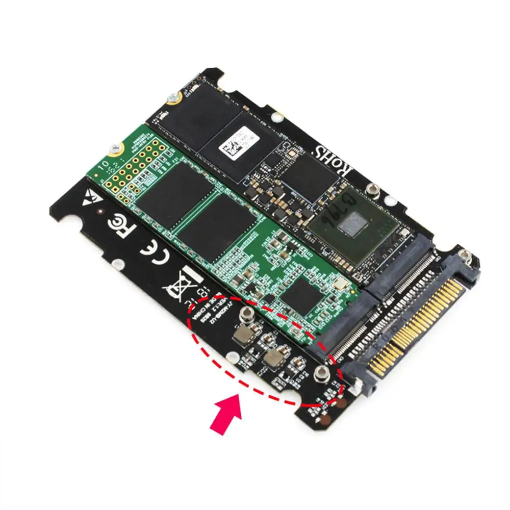 NGFF M.2 SSD M ключ к U.2 адаптер 2 в 1 M2 NVMe SATA-Bus к PCI-e U.2 SFF-8639 адаптер PCIe M2 конвертер для настольных ПК