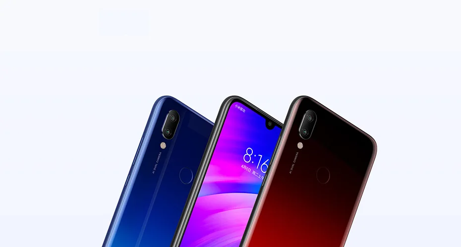 Global ROM Original Xiaomi Redmi 7 4GB 64GB Snapdragon 632 Octa Core 6.26" Full Screen 12MP Camera 4000mAh Battery Smartphone