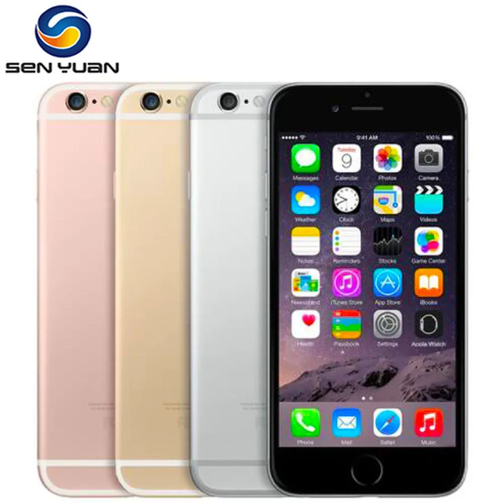 Unlocked Apple iPhone 6S 4G LTE Mobile Phone 2GB RAM 16/32/64/128GB ROM CellPhone IOS A9 Dual Core 12MP Camera IPS SmartPhone | Мобильные