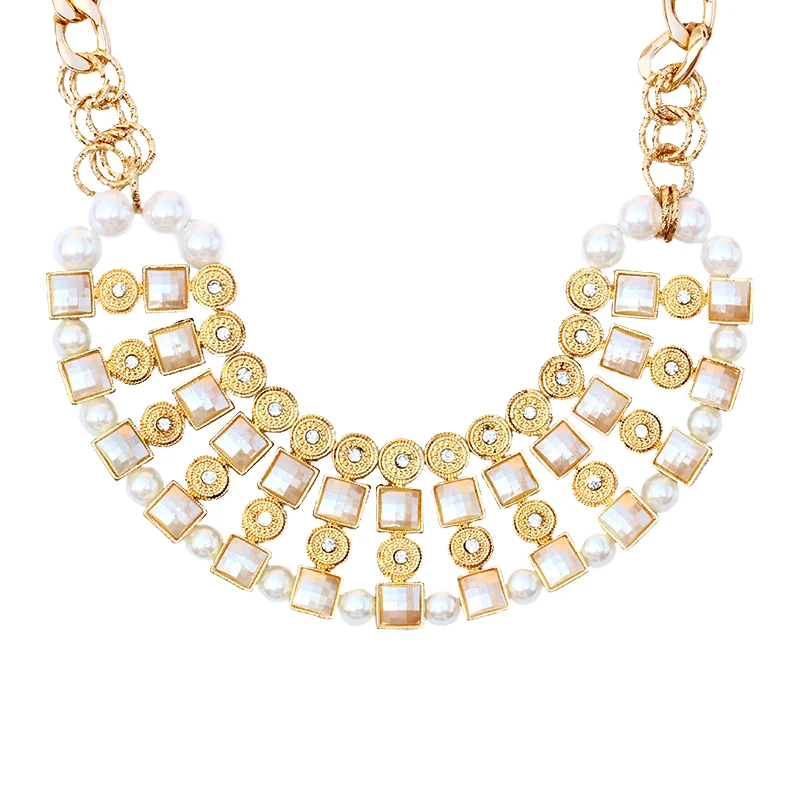 VIVILADY День матери женщин Ювелирные наборы Стразы Имитация жемчуга металлическая