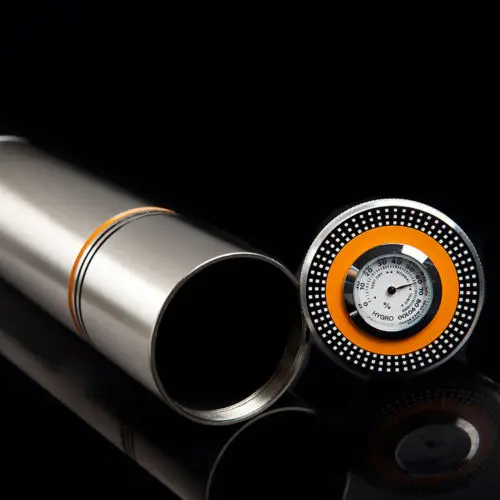 Гаджеты COHIBA дорожный держатель для сигар из алюминиевого сплава банка хьюмидор с