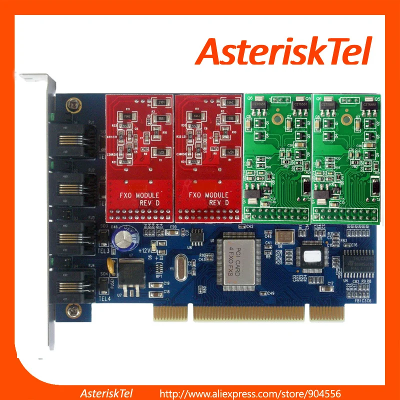 Карта FXS FXO TDM400P карта Asterisk с 2 + портами для VoIP телефона|card|card cardcard phone |