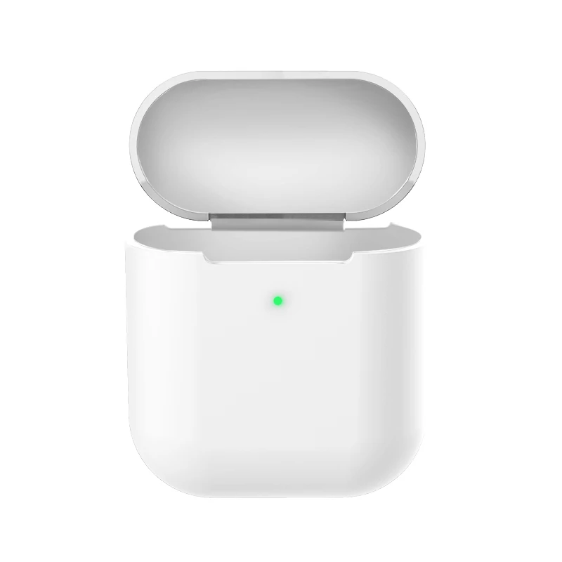 02 Чехол для наушников Apple AirPods 2 силиконовый чехол беспроводные Bluetooth наушники Air Pods защитный чехол для AirPod Silm чехол - Цвет: 02