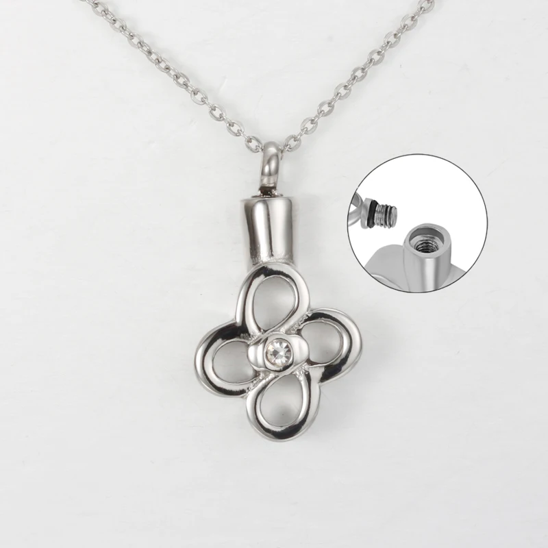 Stainlessteel Keepsake кремации урна кулон Ash держатель ожерелье Кремация Мемориал Урну