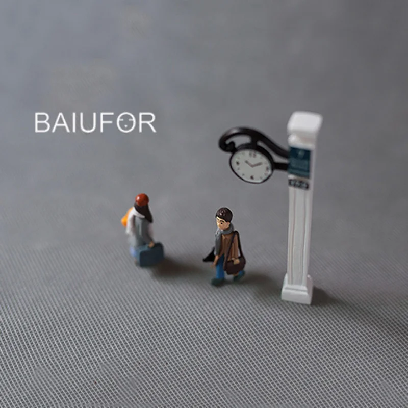 Миниатюрные фигурки BAIUFOR для влюбленных мальчиков и девочек фотоаксессуары