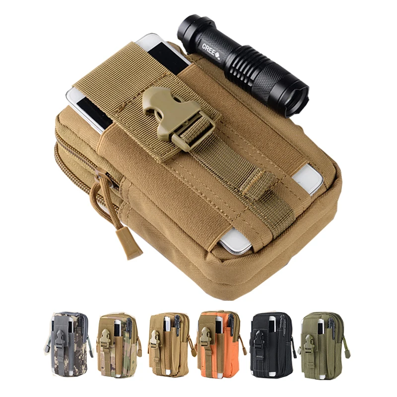Tactical Molle Pouch Admin With Cell Phone Pack Gear Tools Organizer Military Utility Outdoor Camping Compact bag | Спорт и