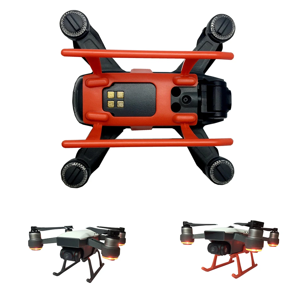 For Spark Mini RC Drone Camera Lens Cover + Protector Guard landing gear Propeller Accessories 4Pcs | Электроника