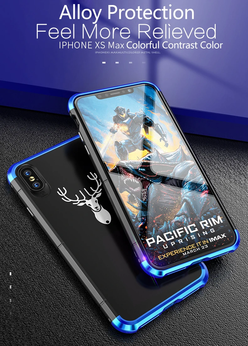 ADKO, роскошный противоударный защитный металлический чехол для iphone X, чехол, ультра тонкая алюминиевая рамка, жесткая задняя крышка из поликарбоната для iphone X XS MAX, чехол
