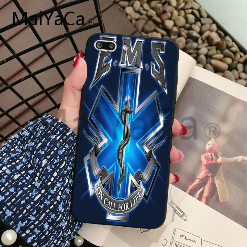 MaiYaCa Emt Ems медицинский логотип мягкий красочный чехол для телефона аксессуары для iphone 8 8plus 7 7plus 6 6plus 5 XS XR SE Чехол для мобильного телефона