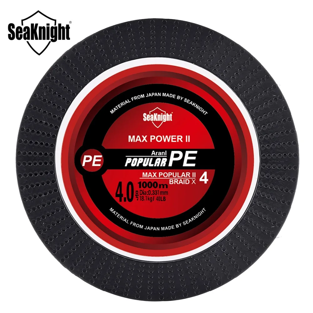 SeaKnight бренд TP серия 500 м 1000 леска 8-60LB плетеная гладкая мультифиламентная PE для