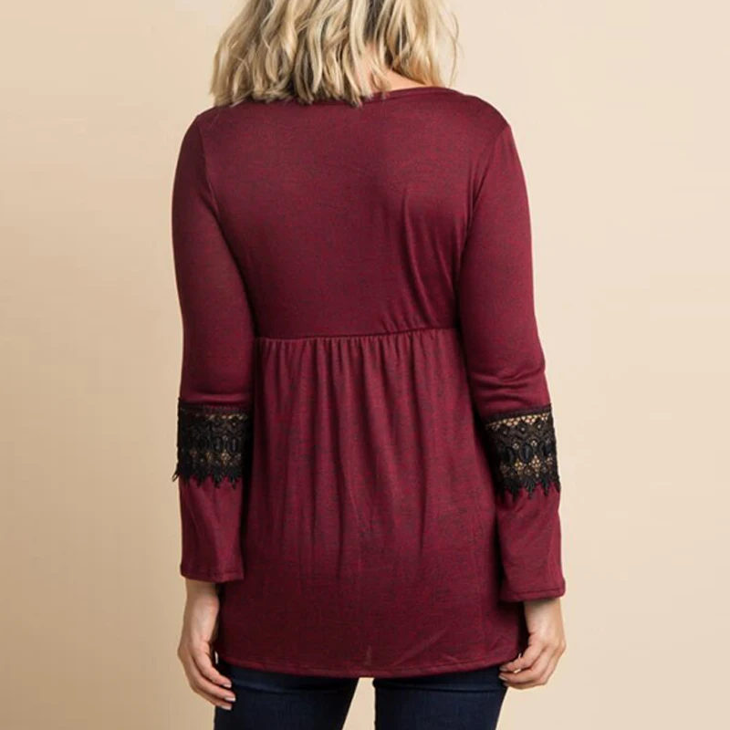 Blusas femininas 2018 Демисезонный Для женщин пикантные Кружево крючком Блузки для