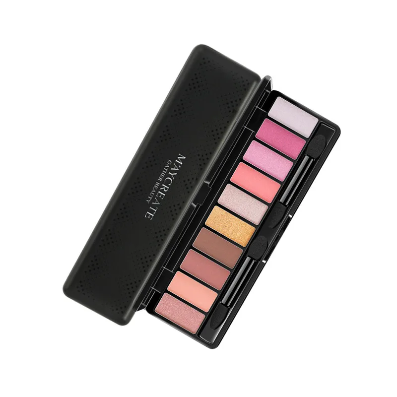 Модная палитра теней для век 10 цветов матовая блестящие тени макияж набор