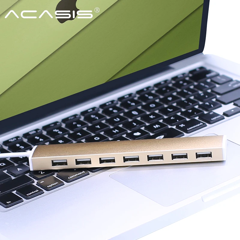 Новый высокоскоростной порт able 7 USB 2 0 мультиконцентратор разветвитель внешний