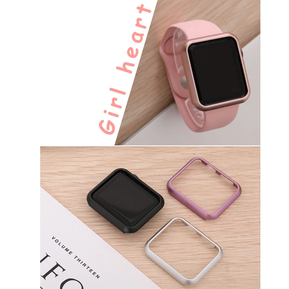 Крышка для наручных часов Apple watch 4 5 Чехол 44 мм 40 мм наручных часов iWatch, Алюминий металлический каркас защитный бампер Apple watch, версии 3, 2, 1 42/38 мм Дорожный мотоцикл аксессуары