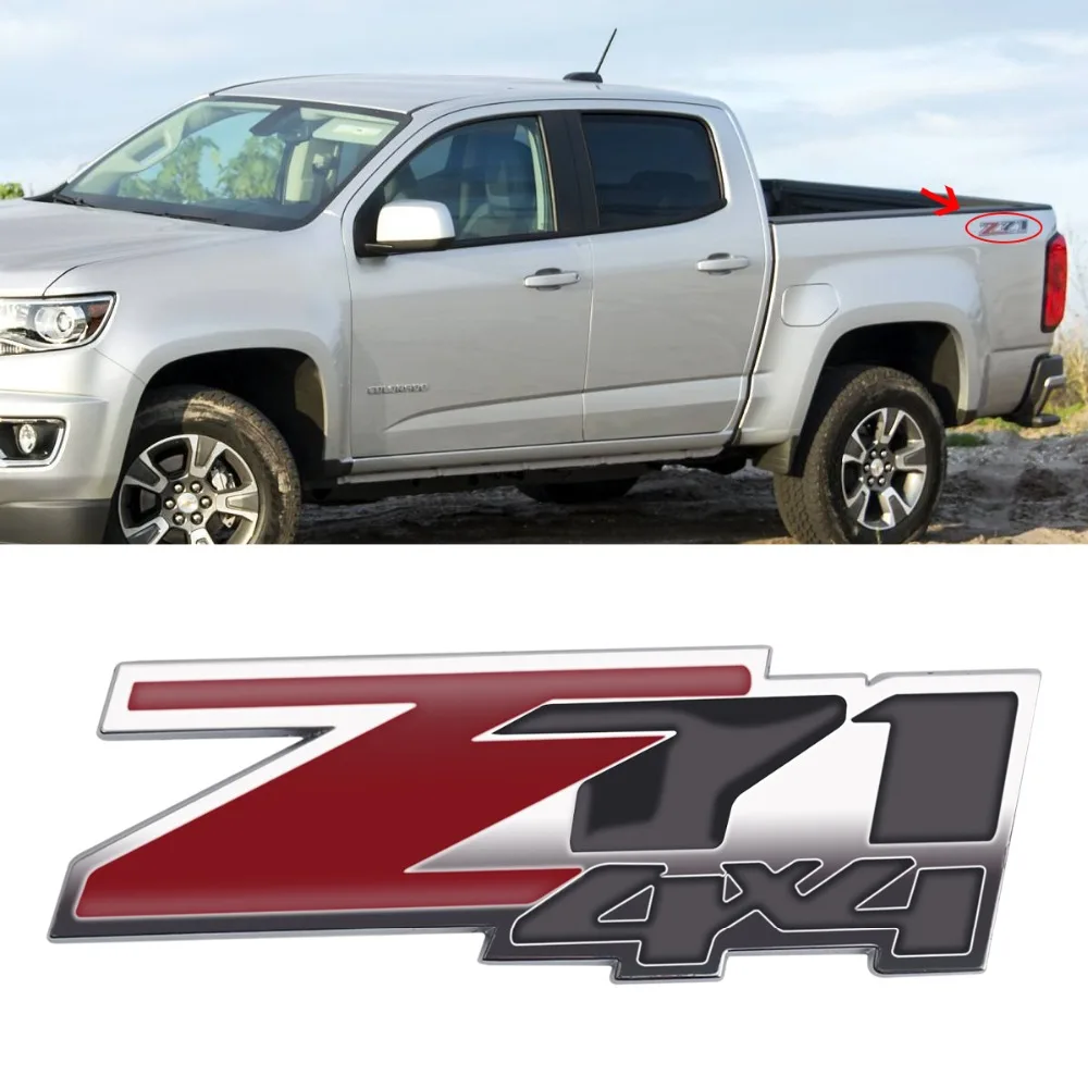 1 шт. Z71 4x4 значок Автомобильная наклейка с эмблемой для Chevrolet Chevy GMC Silverado логотип