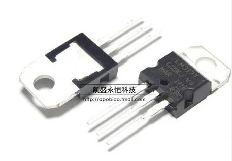 10 шт., LM317T LM317 1.5A Adj напряжение Reg IC, TO-220