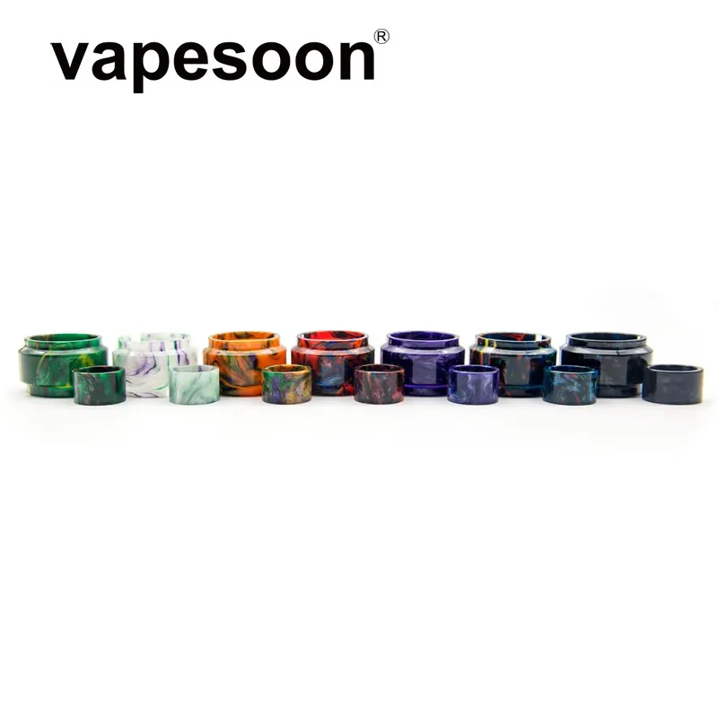 

Authentic VapeSoon Replacement Epoxy Resin Tube With Drip Tip For TFV8 Baby V2 Tank Atomizer Fast Shipping 7 Colors