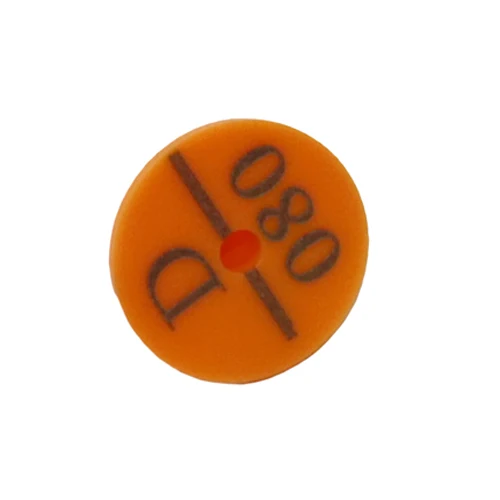 Orange Бирка для кроличьих ушей, надпись, лазерная печать, пластиковая головка, серьги, фермерское животное, лиса, норка, идентификационная карта - Цвет: Orange