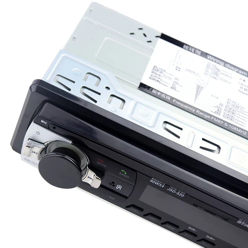 Автомагнитола 1 Din автомагнитола JSD520-24V стерео с Bluetooth fm-радио AUX/USB/SD MP3 один |