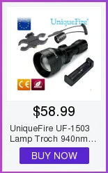 UniqueFire 1605 IR 940NM светодиодный светильник-вспышка 67 мм объектив инфракрасный светильник ночного видения фонарь 3 режима перезаряжаемый комплект для охоты