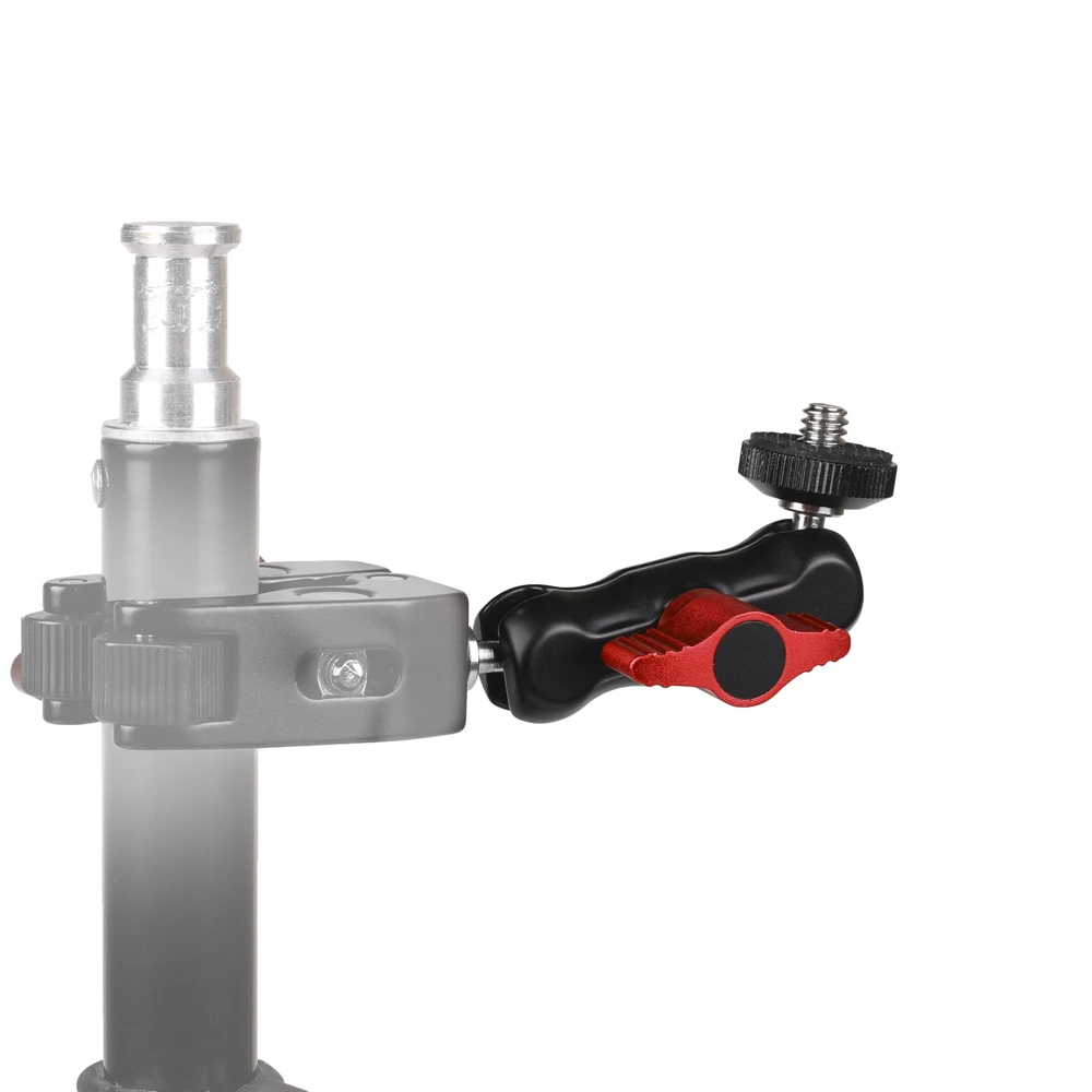 2 шт. многофункциональная двойная шаровая Головка Magic Arm с винтом 360 градусов 1/4