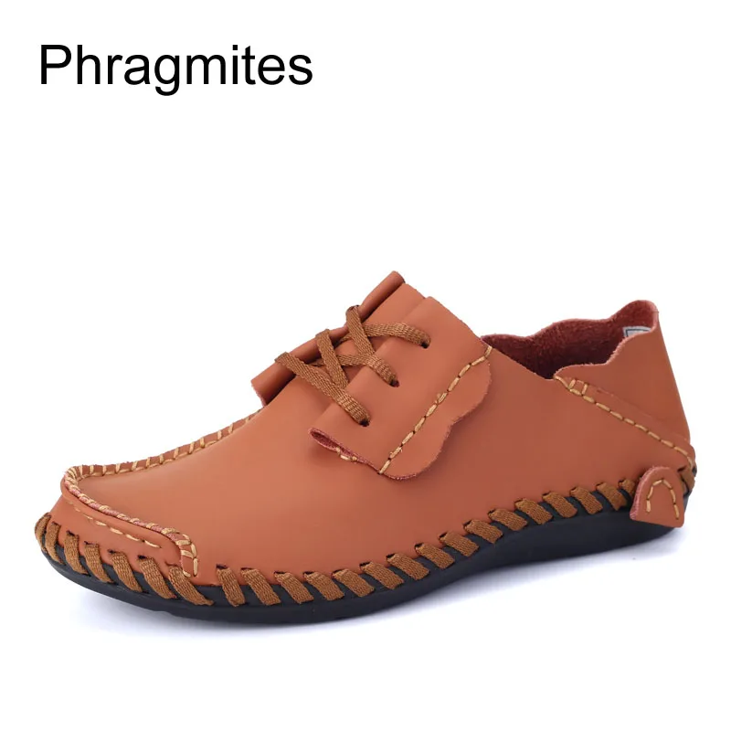 Phragmites/2019 г. Весенняя Мужская обувь ручной работы большие размеры 50 # лоферы модная