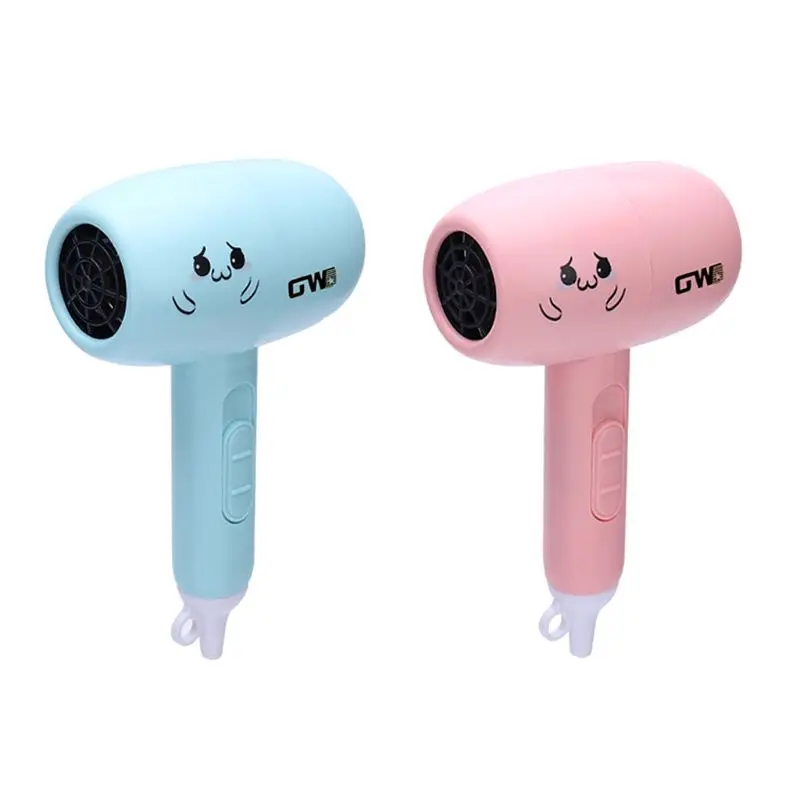 Фен для волос мини горячая холодная воздуходувка 1000 Вт ручка стайлер складной