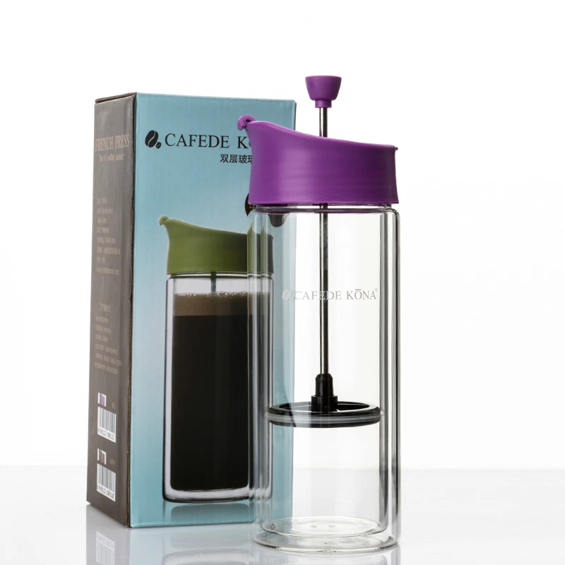 Портативный дорожный кофейник BODUM с двойными стенками стеклянная офисная