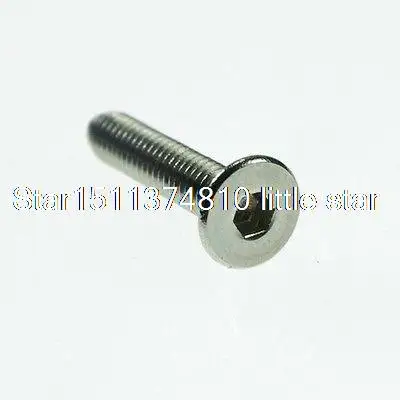 

Lot50 Metric Thread M6*55mm Stainless Steel Hex Socket Countersunk Screws