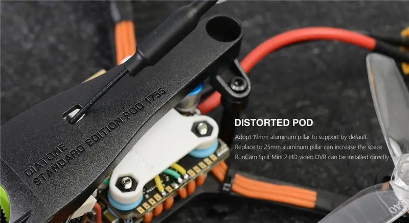 Diatone GT R249+ 115 мм 2,5 дюймов 4S FPV гоночный Радиоуправляемый Дрон Квадрокоптер PNP F4 OSD 25A RunCam Micro Swift TX200U