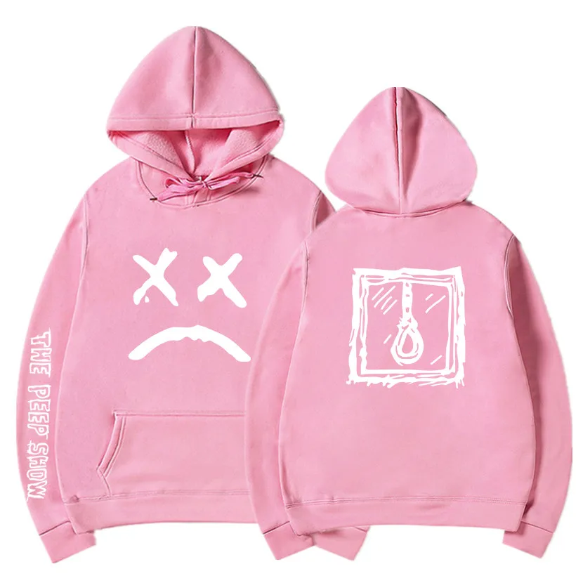 Pink 16 Lil Peep/толстовки с капюшоном Love lil. peep, мужские толстовки, пуловер с капюшоном, свитшоты для мужчин/женщин, sudaderas cry, детские толстовки с капюшоном, hoddie S-XXXL - Цвет: Pink 16