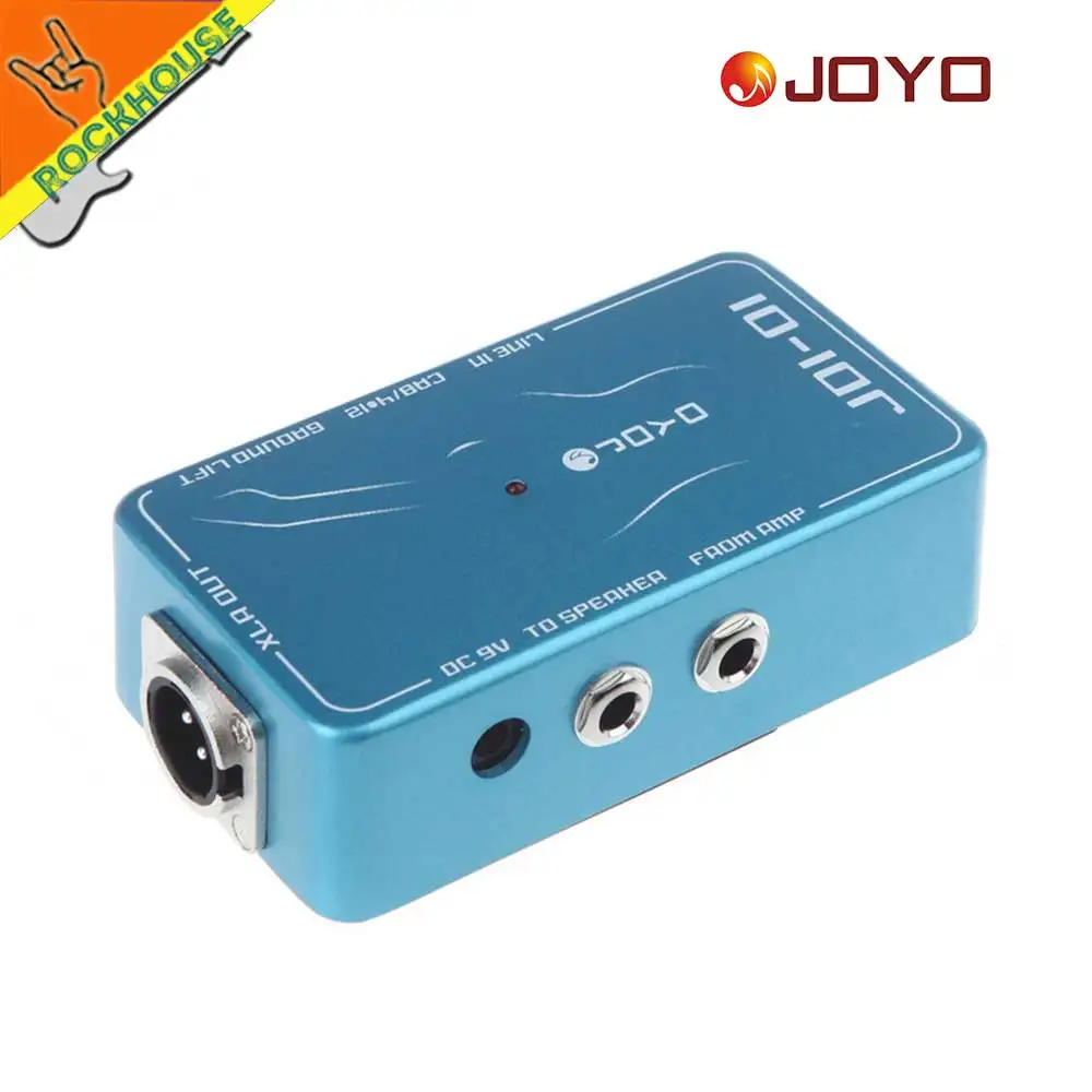 JOYO DI Box Passive Direct Injection Guitar Effects Pedal Unbalanced to Balanced signal output Sound System Free Shipping | Спорт и