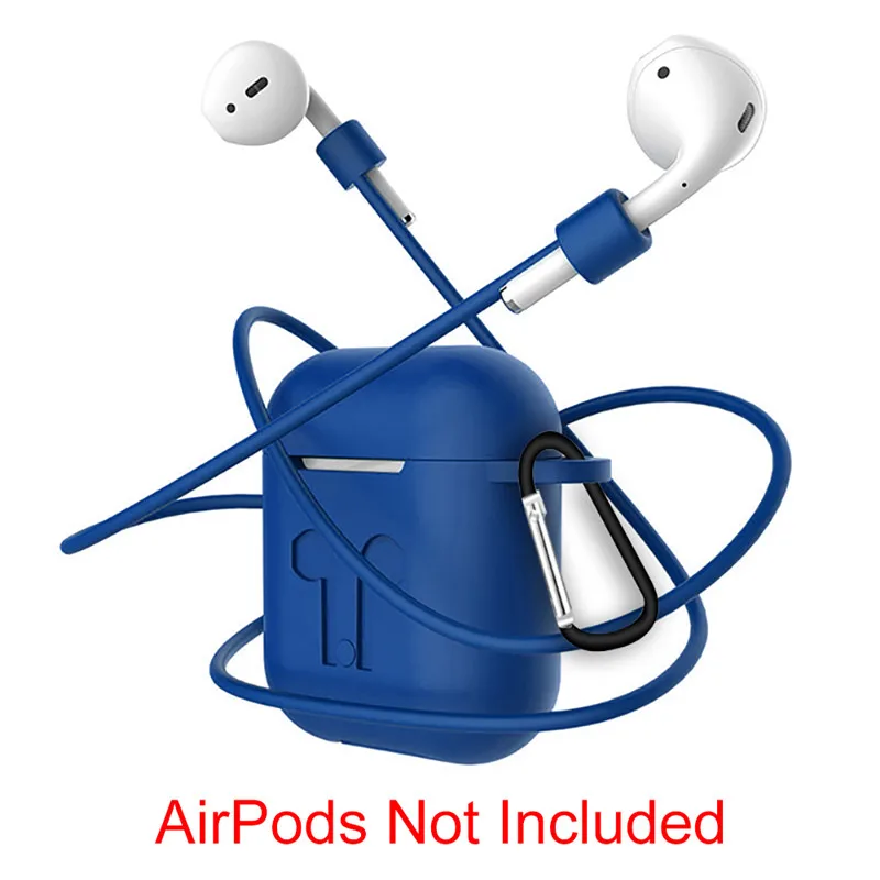 Мягкий силиконовый чехол для Airpods чехол для Air Pods наушники противоударный защитный чехол 8 гарнитура аксессуары - Цвет: Розовый